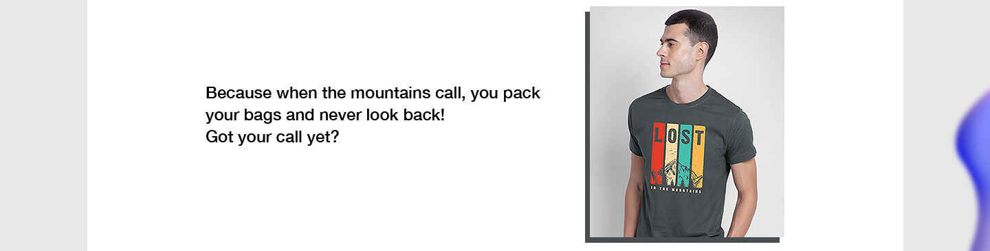 Lost Mountains Half Sleeve T-Shirt