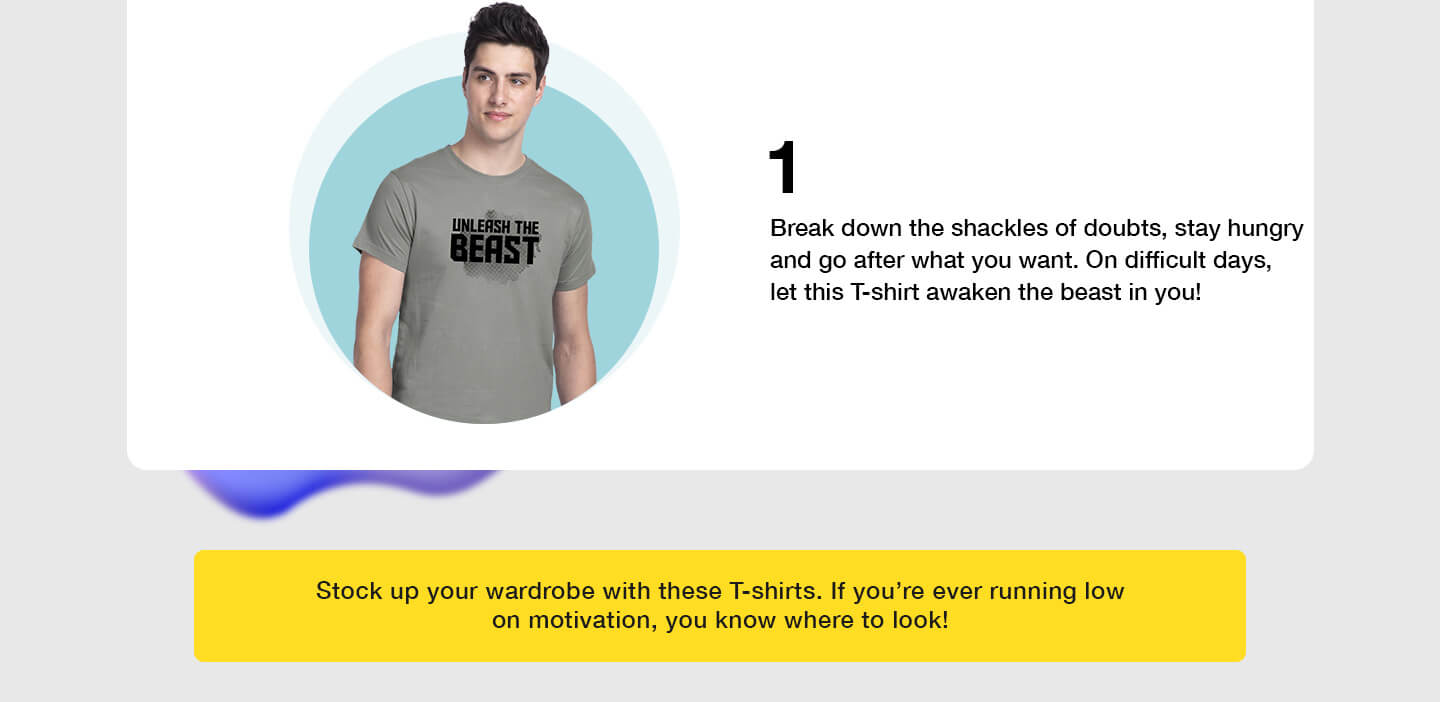 Beast is Unleashed Half Sleeve T-Shirts
