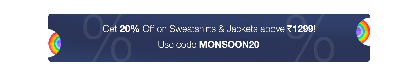 15% Off - Bewakoof Offers on Monsoon Plains