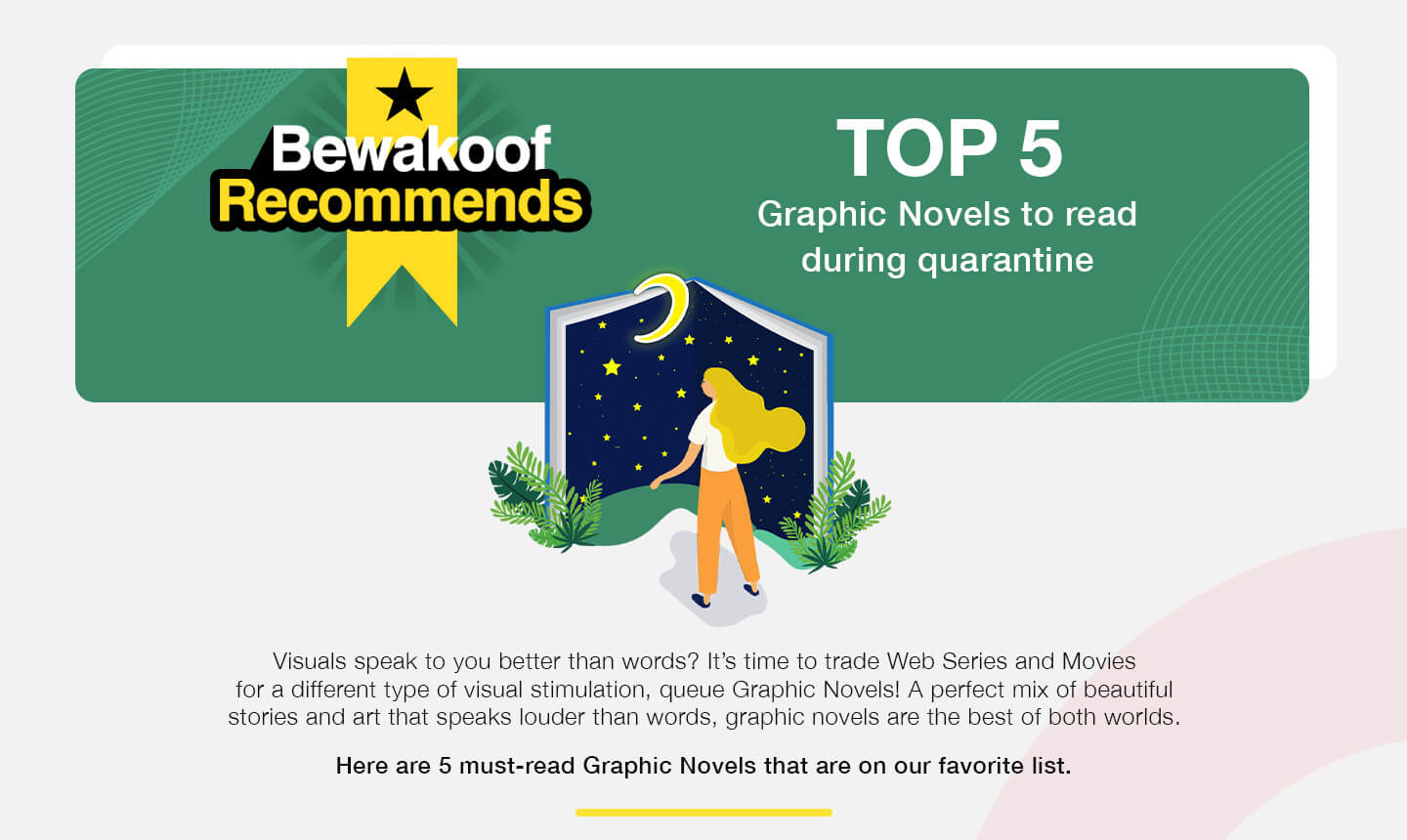 Top 5 Graphic Novels to read during Quarantine