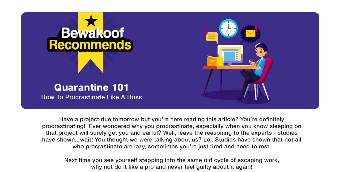 How To Procrastinate Like A Boss