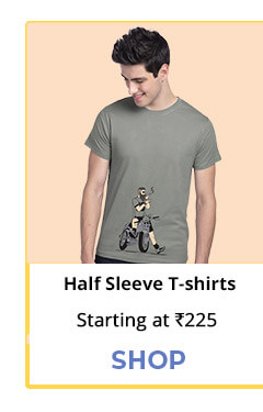 Half Sleeve T-Shirts for Men