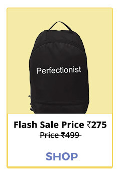 Mr. Perfection Printed Small Backpack