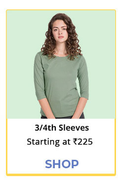 3/4 Sleeve T Shirts for Women