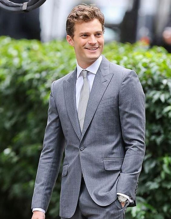 grey suit with shirt combination