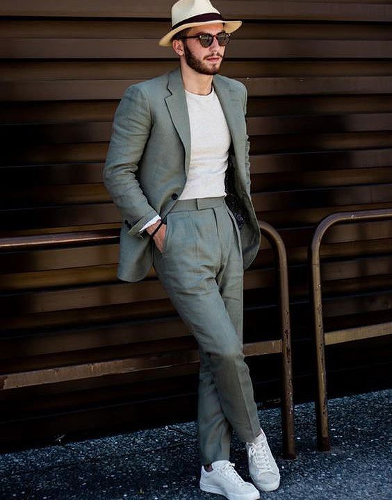 Grey Suit With A T-shirt - Grey Suit Combination Ideas for Men | Bewakoof Blog