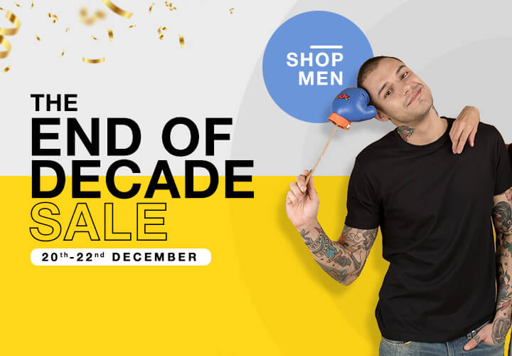 The End Of Decade Sale for Men