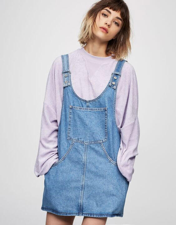 Oversize tee with denim overall - Bewakoof Blog