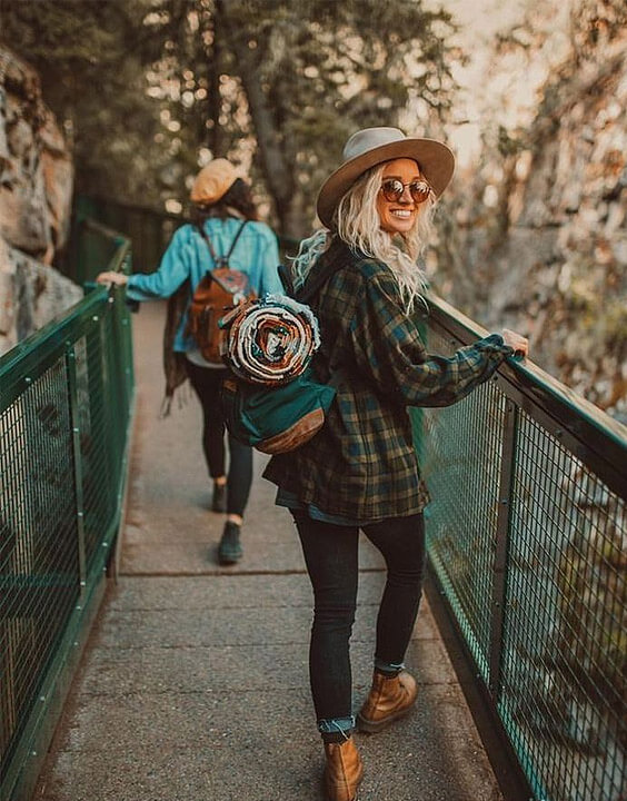 The Preppy Plaid Look - Trekking Outfits for Women | Bewakoof Blog