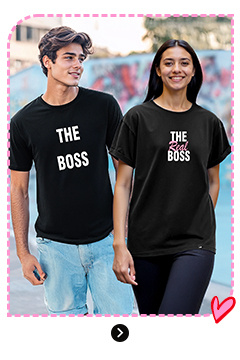 Boss Couple T-shirts