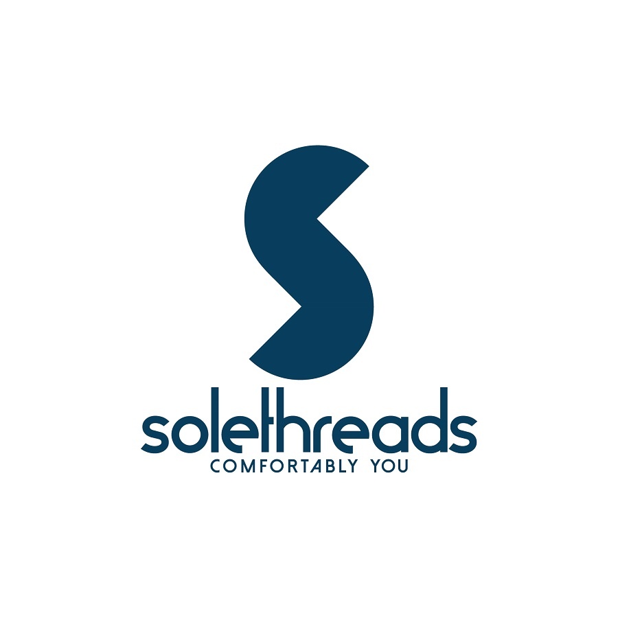 Buy Solethreads Women's Black and Blue Round Toe Flip Flop Online in ...