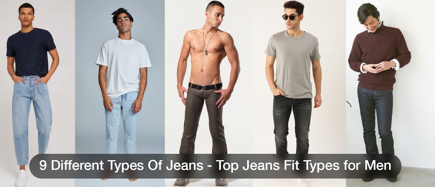 9 Different Types of Jeans & Jeans Fit Types for Men | Bewakoof Blog