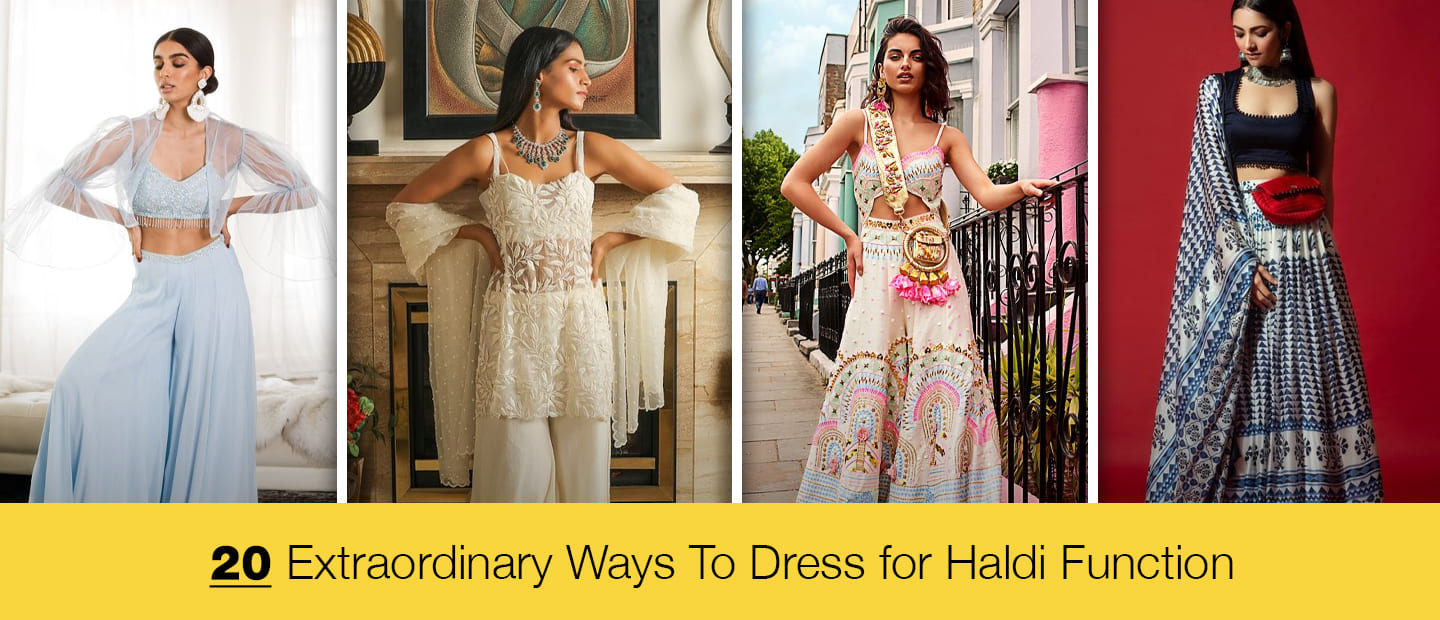 clothes for haldi function