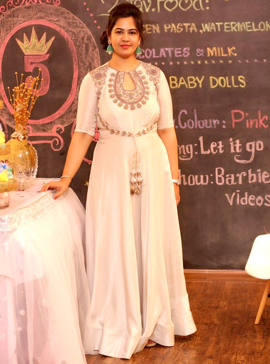 anarkali dress for fat ladies