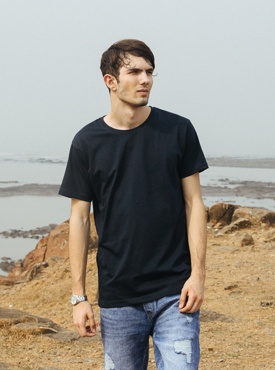 plain t shirt fashion