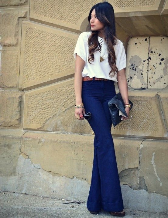 formal shirt and jeans combination for ladies