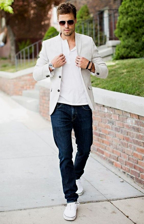 Casual blazer with jeans for men - Bewakoof Blog