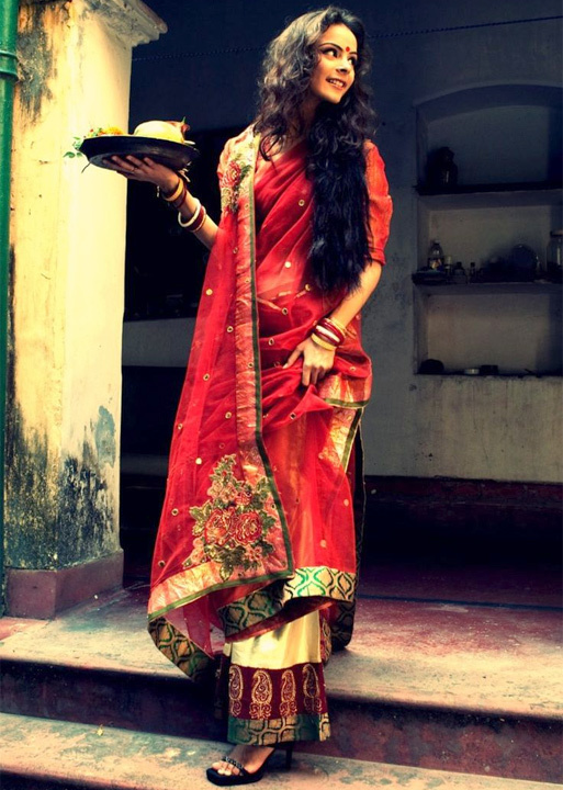 Bengali style shop dress up