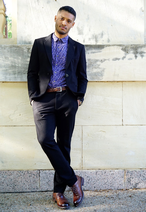 Black Blazer With Blue Shirt - Bewakoof Blog