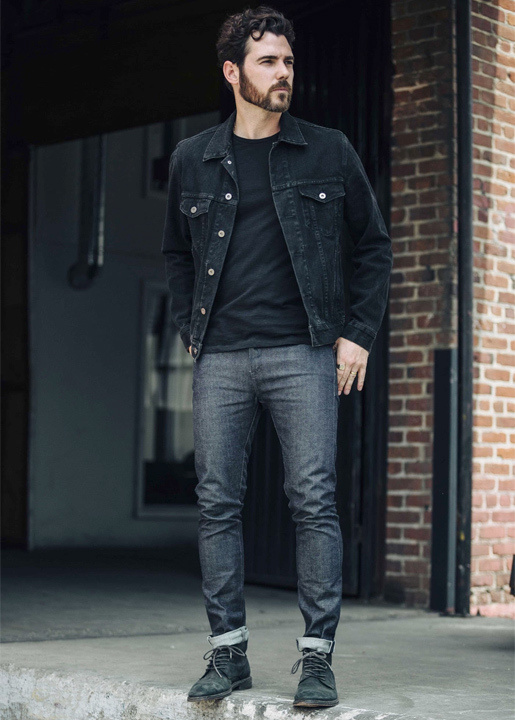 Black Denim jacket With A T Shirts | Bewakoof Blog