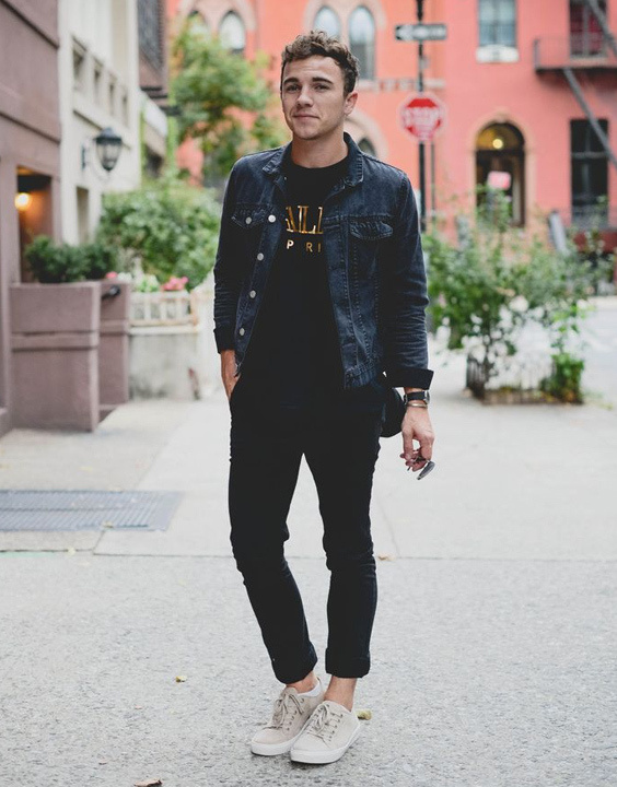 9 Ways to Wear a Denim Jacket – Svelte Magazine | Mode heren, Mannenoutfit,  Mannenkleding
