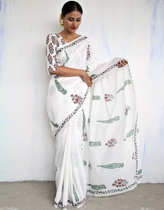 Saree draping hotsell to look slim