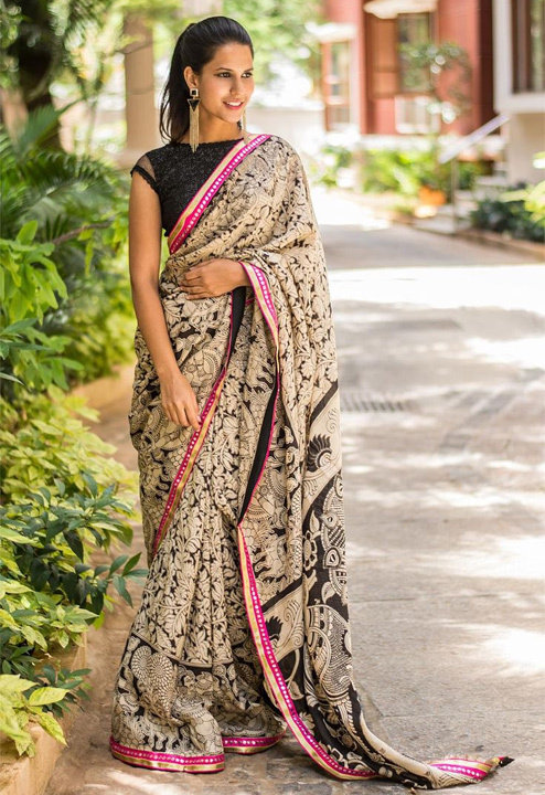 Side profile of a woman in a saree looking out a window Stock Photo - Alamy