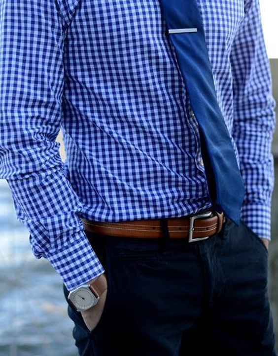 how to wear formal belt