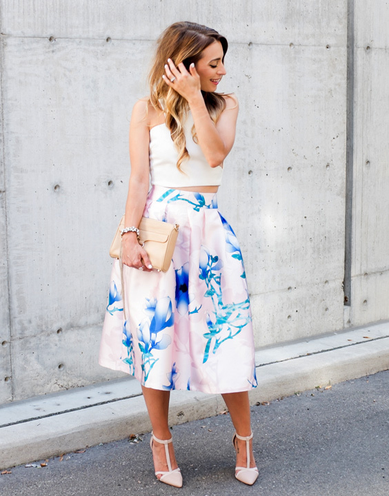 Floral Skirt And Top Combination - Bewakoof Blog