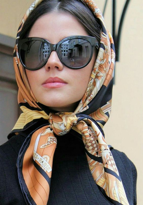 summer head scarf styles