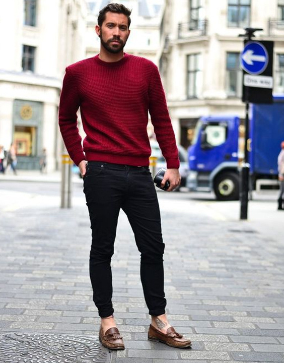 Men Outfits With Loafers- 30 Ideas How To Wear Loafers Shoes | vlr.eng.br