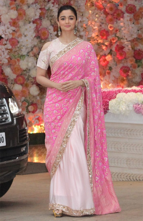 western saree for wedding