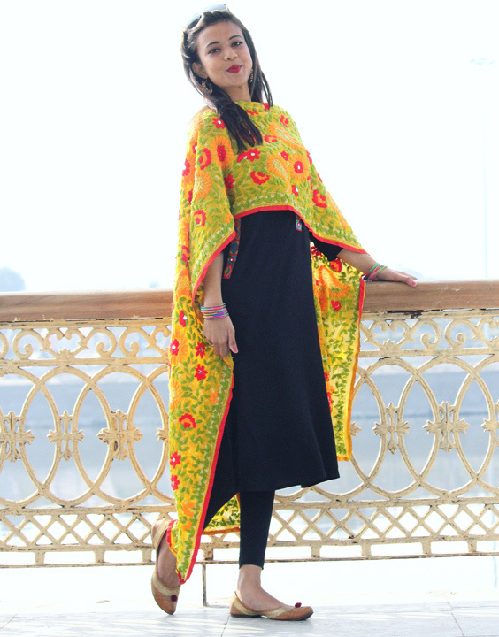 phulkari suit design