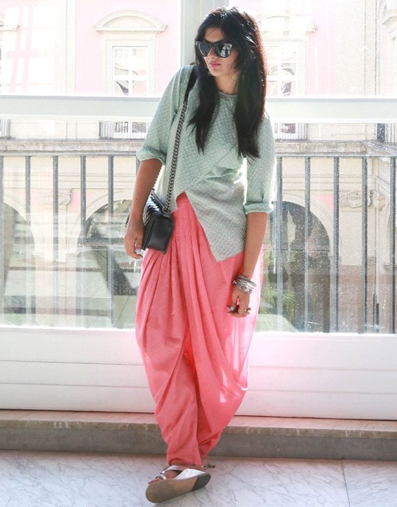 Dhoti salwar - Types of Salwar Pants | Bewakoof Blog