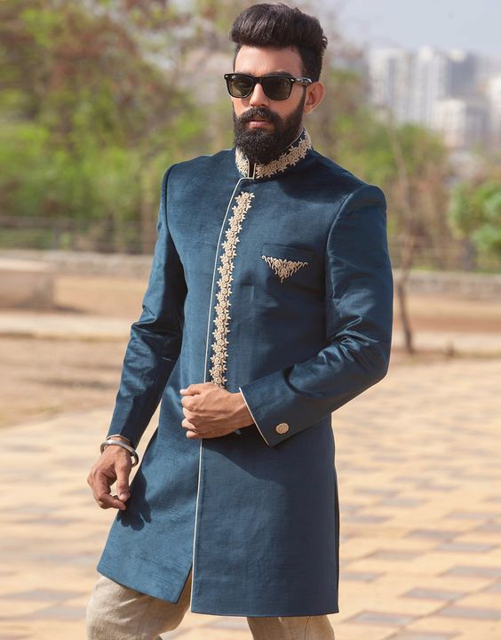 Designer Jodhpuri Suit for Men, Jodhpuri Embroidered Sherwani for Men,  Jodhpuri Suit, Jodhpuri Coat, Wedding Sherwani Men, Made to Order - Etsy