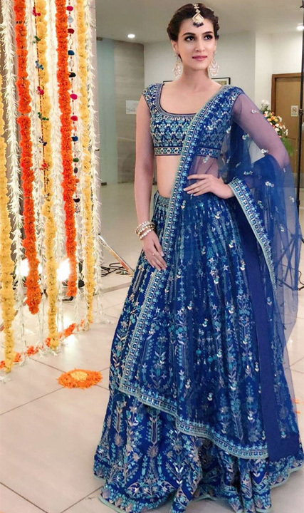 Navratri First Day Royal Blue