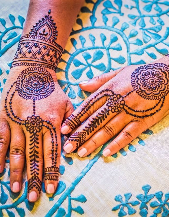 Wedding special easy dulhan mehndi designs - YouTube