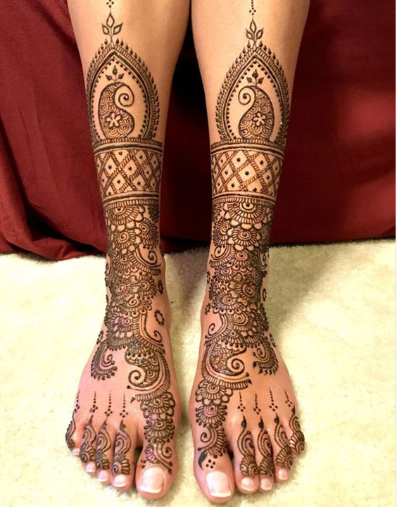 Arabic Mehndi Designs For Legs | HerZindagi