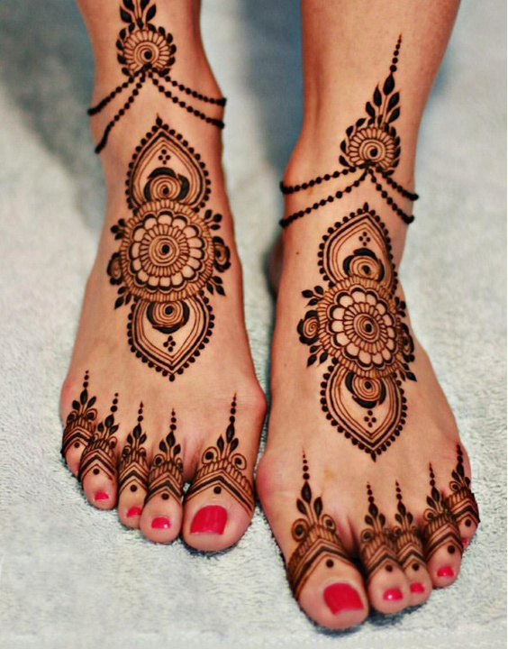 Mehndi Designs For Legs - Mehendi.me