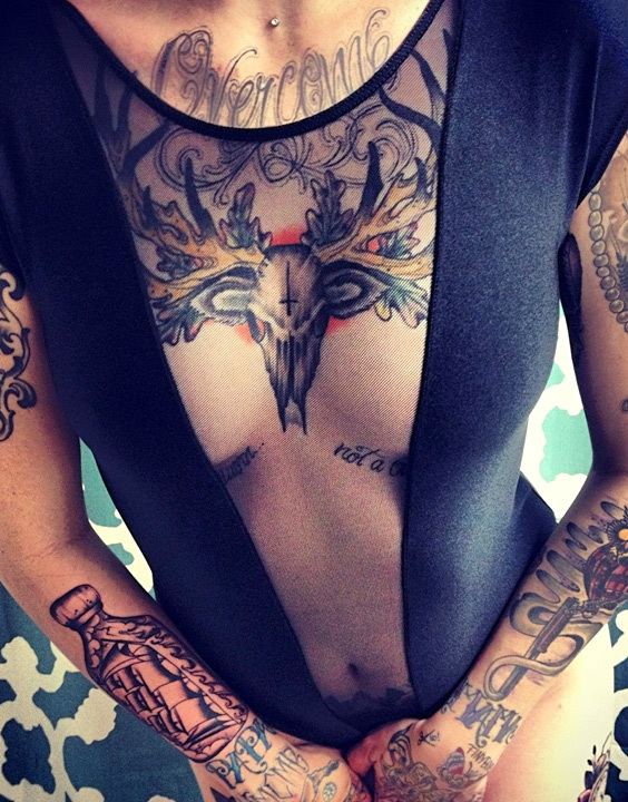 Chest Tattoos For Women - Bewakoof Blog