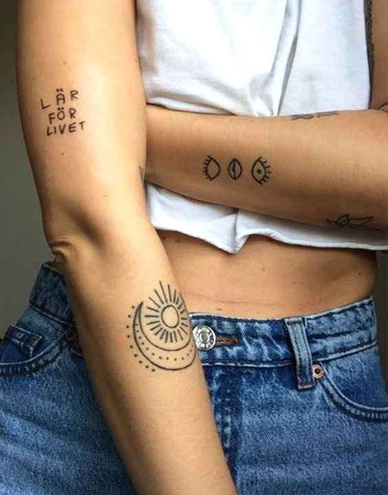 Fore Arm tattoo women - bewakoof blog