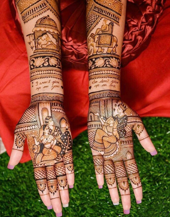 Indian mehndi designs by mehndirangolidesigns.com