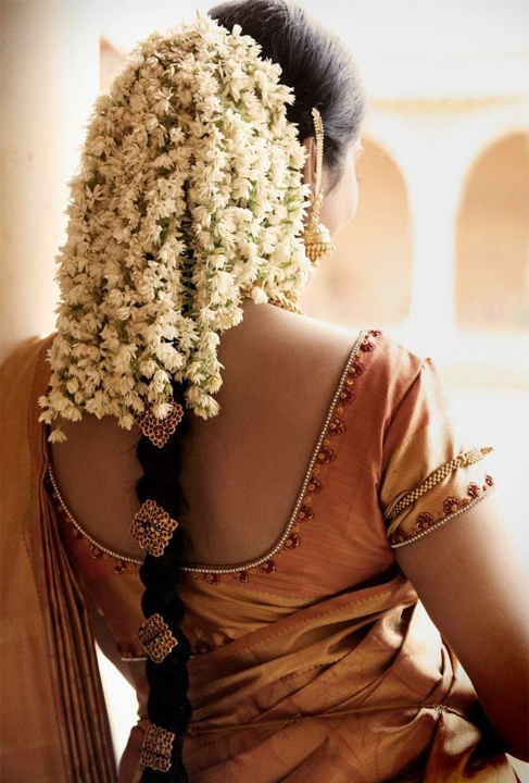 Traditional Tamil Iyengar Hairstyles AKA Andal Kondai We Spotted Brides In!  | WeddingBazaar