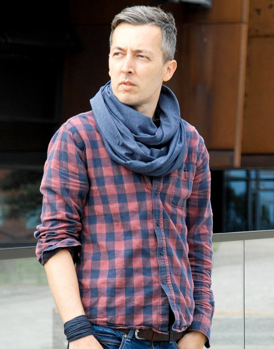 These different scarf styles for men 