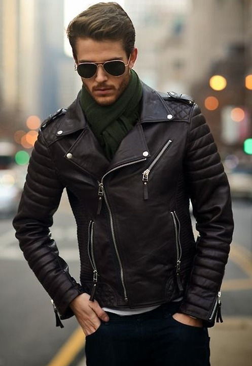 Mens Scarf Jacket