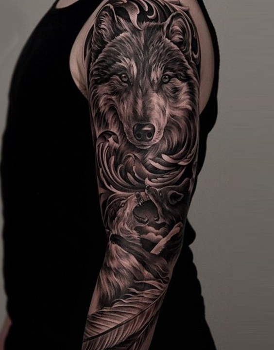 Wolf tattoo men bewakoof blog