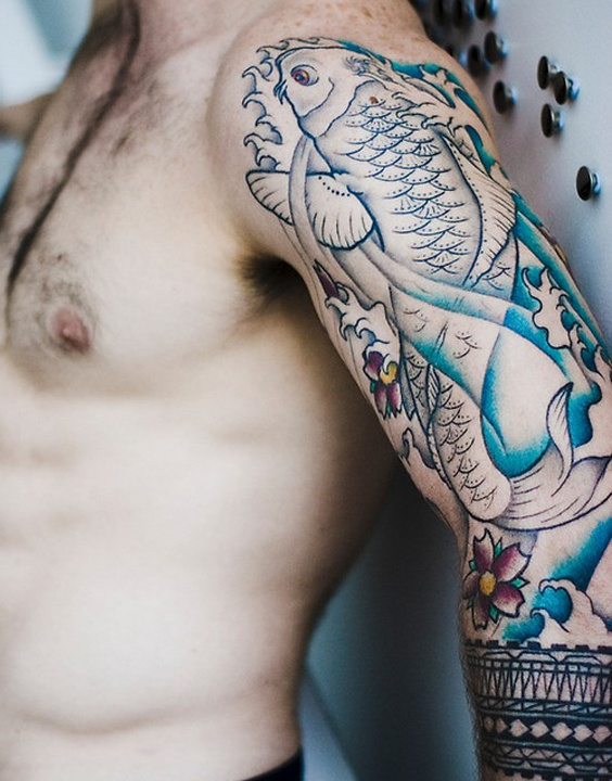 Fish tattoos for men