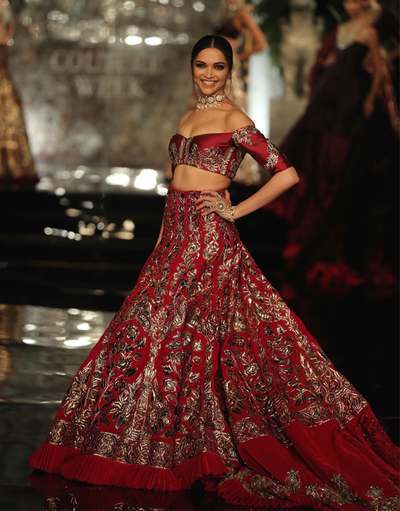 TRAIL TYPES OF LEHENGA DESIGNS