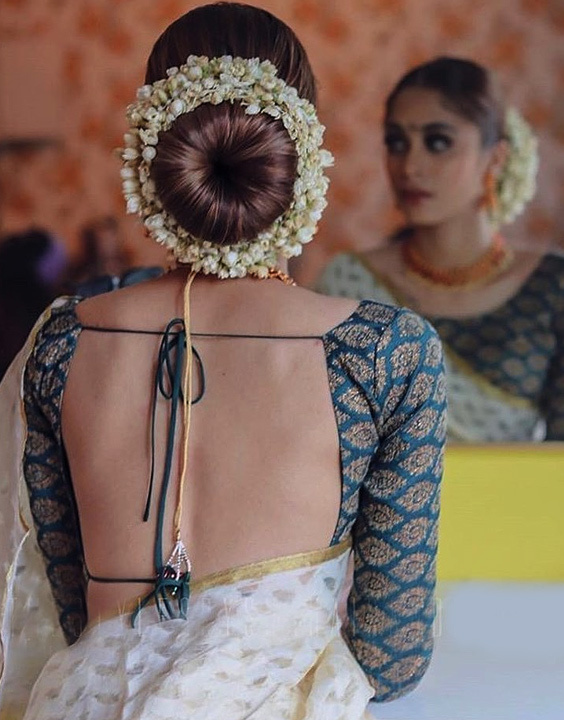 42 Best Bridal Hairstyles To Match With Sarees: From Braided Bun To Dreamy  Waves