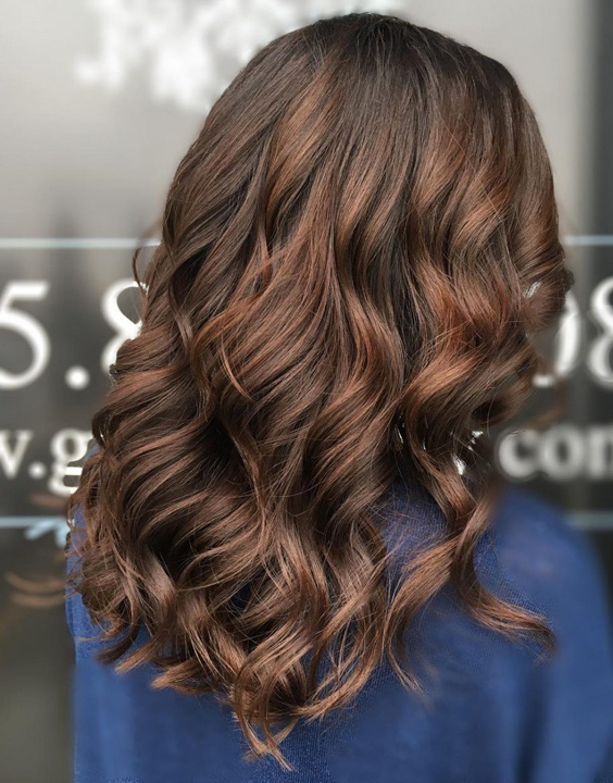 10 Photos of Dark Brown Hair With Caramel Highlights to Inspire Your Summer Hair  Color